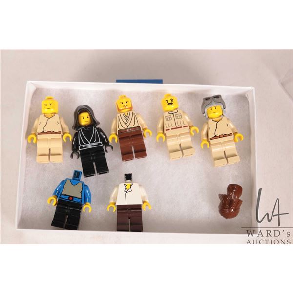 Lego "Star Wars" vintage Minifigures including Luke Skywalker, Anakin Skywalkers, Qui-Gon Jinn, Rebe