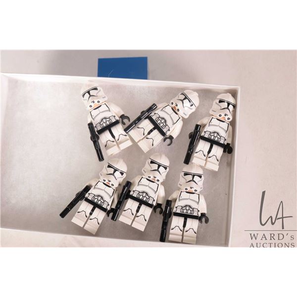 Lego "Star Wars" Minifigures including six Phase 2 Clone Troopers
