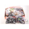 Image 1 : Selection of colour co-ordinated bagged loose Lego bricks
