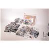 Image 1 : Seven new in package Lego "Star Wars" no. 40268 R3-M2 figures, two Lego Planet spheres and no. 75086