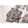 Image 3 : Seven new in package Lego "Star Wars" no. 40268 R3-M2 figures, two Lego Planet spheres and no. 75086