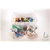 Image 1 : Tub containing a large selection of Lego bricks and accessories