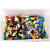 Image 2 : Tub containing a large selection of Lego bricks and accessories