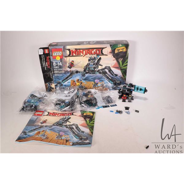 Lego "The Ninjago Movie" no. 70611 Water Strider building set including pre-built bag 1, bags 2, 3 a