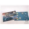Image 7 : Lego Systems " Star Wars" no. 7140 X-Wing Fighter pre-built kit. Includes manuals and Minifigures. A