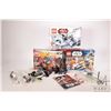 Image 1 : Three Lego "Star Wars" pre-built kits including no. 7913 Clone Trooper Battle Pack, with box, Minifi