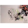 Image 4 : Three Lego "Star Wars" pre-built kits including no. 7913 Clone Trooper Battle Pack, with box, Minifi