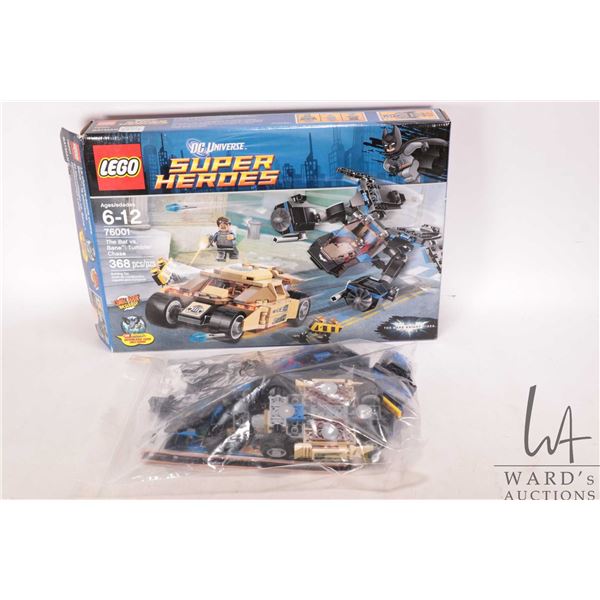 Lego "DC Universe Super Heroes" no. 76001 The Bat vs. Bane Tumbler Chase. Includes box and manual, a
