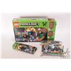 Image 1 : Lego "Minecraft" no. 21119 The Dungeon pre-built kit, includes manual and box.    Completeness not c