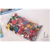 Image 2 : Lego "Lego City" no. 4208 4X4 Firetruck, pre-built kit with box, manual and Minifigures. Completenes