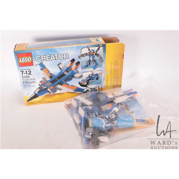 Lego "Lego Creator" no. 31008 Thunder Wings pre-built kit. Includes manual and box. Completeness not