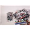 Image 4 : Selection of assorted Lego building bricks, some partially assembled kits. Bid accordingly