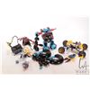 Image 1 : Assortment of Lego building kits and vehicles, appear to be from Lion Attack kit no. 70002 and Gorza