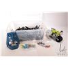 Image 1 : Selection of Lego bricks, appears to be mostly Technics and a rock crusher