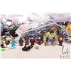 Image 2 : Box of Lego building bricks and partially assembled kits, includes some Minifigures. Completeness no