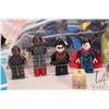 Image 5 : Box of Lego building bricks and partially assembled kits, includes some Minifigures. Completeness no