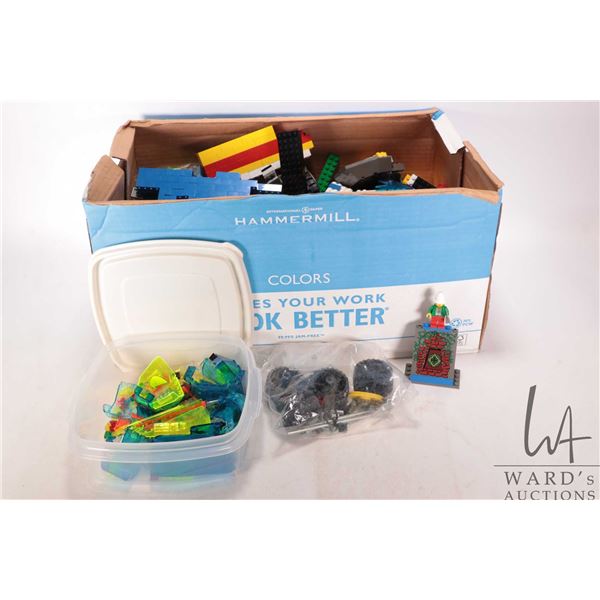 Big Ol' box of Lego building bricks and accessories