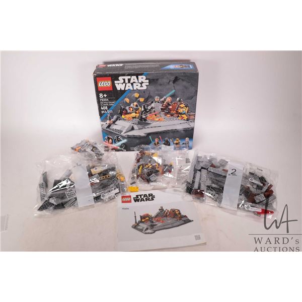 Lego "Star Wars" no. 75334 Obi-Wan Kenobi vs. Darth Vadar kit including factory sealed bags 1 and 2 