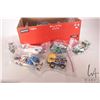 Image 1 : Box containing a selection of Lego pre-built vehicles, various themes. Completeness not confirmed or