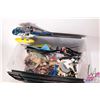 Image 3 : Box containing a selection of Lego pre-built vehicles, various themes etc. Completeness not confirme