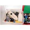 Image 2 : Selection of loose Lego building bricks and accessories in Lego case and plastic tote