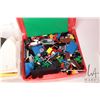 Image 3 : Selection of loose Lego building bricks and accessories in Lego case and plastic tote