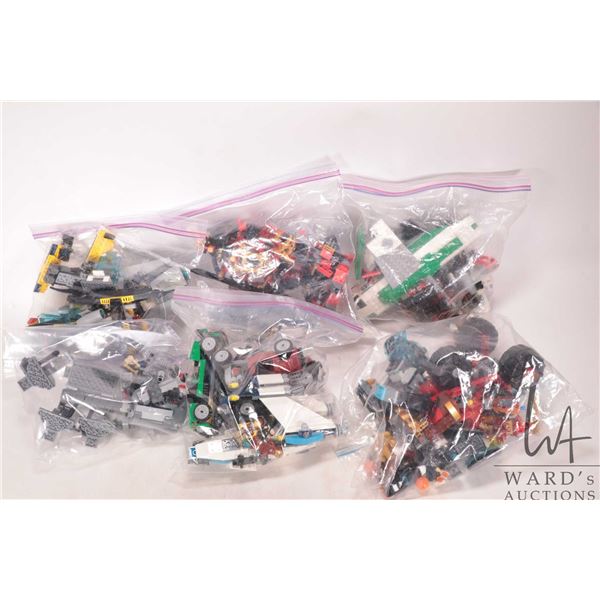 Lego pre-built kits, including Legends of Chima, City Lego etc. Completeness not confirmed or guaran