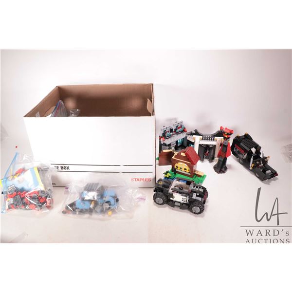 Selection of Lego vehicles and kits including Trash Chomper from the Lego Movie, Lord Bussiness' Evi