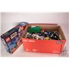 Image 1 : Large box of Lego building bricks and accessories including pre-built 'Star Wars' advent calender. C