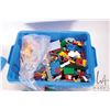 Image 4 : Two tubs of mixed Lego building bricks and accessories