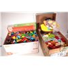 Image 1 : Two boxes containing a large selection of Duplo building bricks and accessories