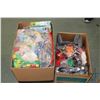 Image 1 : Two boxes and two base of Duplo building bricks