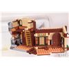 Image 3 : Plastic tote containing Lego Creator no. 10245 Expert Santa's Workshop pre-built kit including Minif