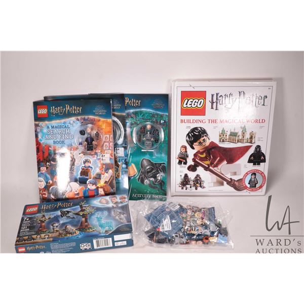 Selection of Lego Harry Potter including hardcover "Lego Harry Potter- Building the Magical World" w