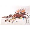 Image 1 : Lego "Star Wars" no. 75020 Jabba's Sail Barge pre-built kit with some Minifigures. No box, no manual