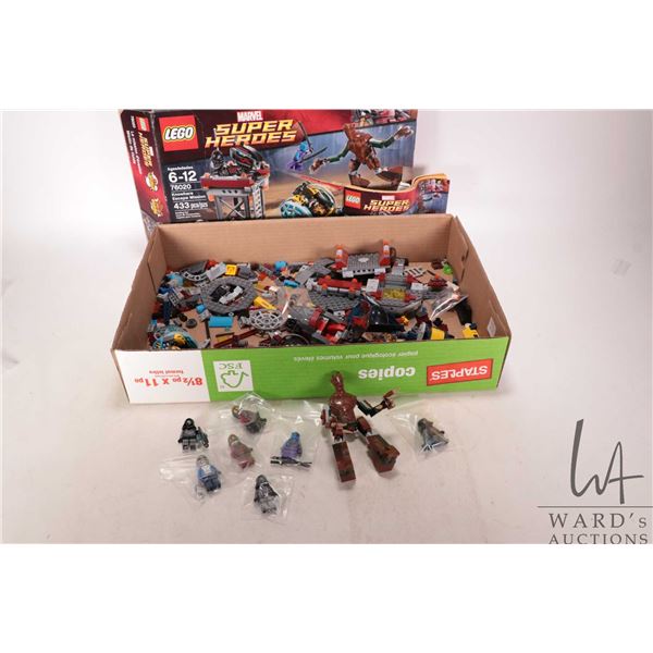 Lego' Marvel Super Heroes" no. 76020 Knowhere Escape Mission pre-built kit, includes manual, box and