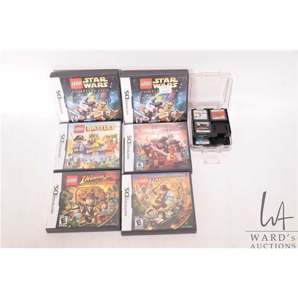 Fifteen Nintendo DS Lego Games including Star Wars, The Ninjago Movie, Legends of Chima, Pirates of 