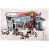 Image 1 : Two Lego "Marvel Super Heroes" pre-built kits including no. 76041 The Hydra Fortess Smash with box a