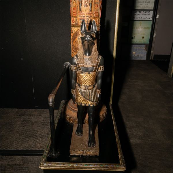 Large Anubis Guardian Statue-Left