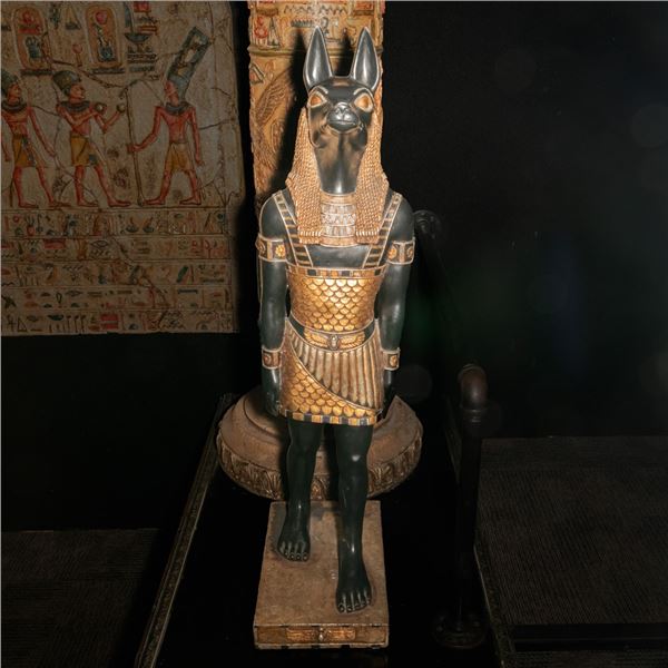 Large Anubis Guardian Statue-Right