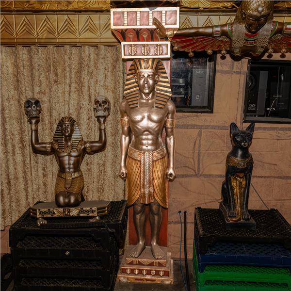Life-Size Egyptian Pharaoh Resin Statue