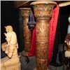 Image 1 : 4 Egyptian Columns, Lintel & Lanterns