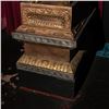 Image 4 : Large Gilt Painted Chinese Guardian Lion-Left