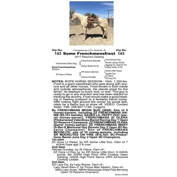 Some Frenchmens Frost