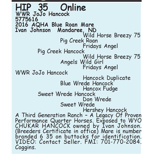 WWR JoJo Hancock