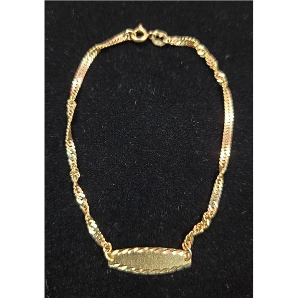 10K Gold Bracelet