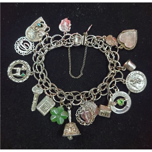 Sterling Silver Charm Bracelet