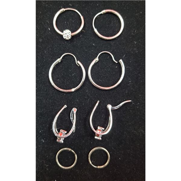 Sterling Silver Earring Lot