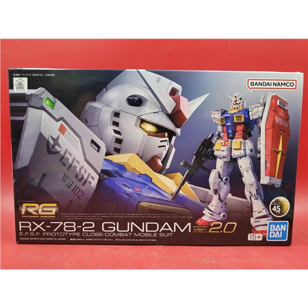 Bandai Namco Mobile Suit Model Kit RX-78-2 Gundam Ver.2.0