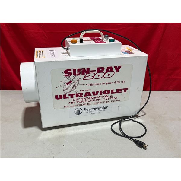 Sun-Ray 200 UV Decontamination & Air Purification System